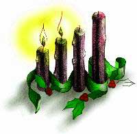 second Advent candle
