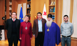 Saakashvili reception